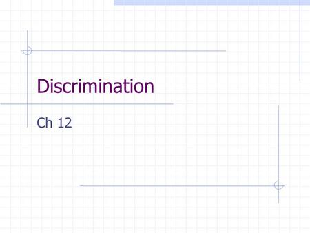 Discrimination Ch 12. TODAY DISCRIMINATION TRAINING STIMULUS CONTROL DIFFERENCE BETWEEN DIFFERENTIAL REINFORCEMENT AND DISCRIMINATION TRAINING PROCEDURES.