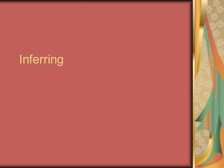 Inferring. How would you describe these people? What are you basing your opinion on?