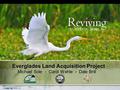 Everglades Land Acquisition Project Michael Sole - Carol Wehle - Dale Brill.