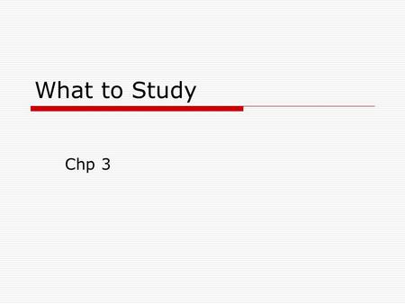 What to Study Chp 3. Cell containing only one chromosome from each homologous pair. Haploid.