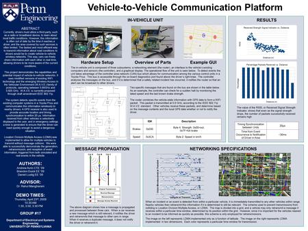 ABSTRACT Currently, drivers must utilize a third-party, such as a radio or broadband device, to learn about local traffic conditions. However, this information.