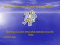 NOHS Summer Reading Invitation Reading is to the mind what exercise is to the body. Reading is to the mind what exercise is to the body. Sir Richard Steele.