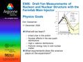 E906: Drell-Yan Measurements of Nucleon and Nuclear Structure with the Fermilab Main Injector Physics Goals Don Geesaman 11 December 2006 What will we.