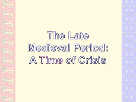 During the Middle Ages the Church was the most powerful institution in Europe, but it was flawed. Priests married and had children even though they were.