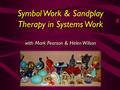 Symbol Work & Sandplay Therapy in Systems Work with Mark Pearson & Helen Wilson.