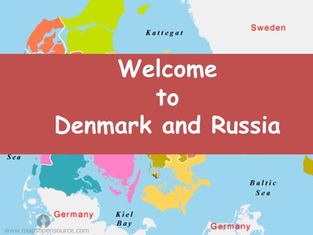 Welcome to Denmark and Russia. Present Ms.Thanaporn Pattanatornchai.