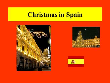 Christmas in Spain. December 8th - This is the public holiday of Immaculada (Feast of the Immaculate Conception) which marks the beginning of the religious.