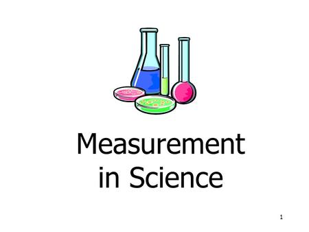 Measurement in Science.