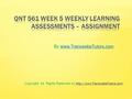 QNT 561 Week 5 Weekly Learning Assessments – Assignment