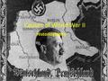 Causes of World War II Historiography.  The conventional view is that the war was due entirely to Hitler’s plans to dominate Europe and expand Germany,