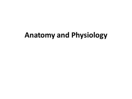 Anatomy and Physiology. Key Terms Histology: – the study of Tissues: – groups of which are similar in structure and which perform common or related.