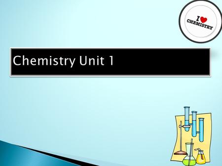 Chemistry Unit 1.