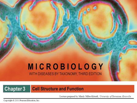Copyright © 2011 Pearson Education, Inc. Lecture prepared by Mindy Miller-Kittrell, University of Tennessee, Knoxville M I C R O B I O L O G Y WITH DISEASES.