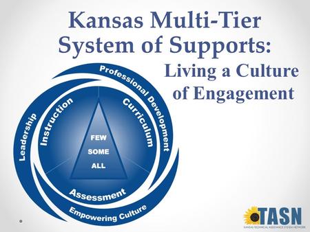 Kansas Multi-Tier System of Supports: Living a Culture of Engagement.