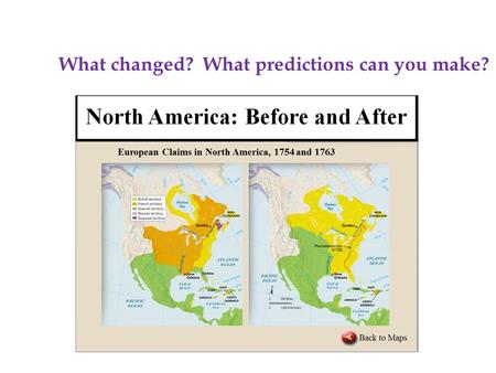 W W What changed? What predictions can you make?