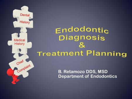 Endodontic Diagnosis & Treatment Planning