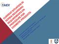 CURRENT SITUATION IN SERBIA REGARDING REQUIREMENTS ON PROCEDURE FOR COSMETIC PRODUCTS DRAGANA RADIĆ JOVANOVIĆ INSTITUTE FOR PUBLIC HEALTH “DR MILAN JOVANOVIĆ.