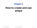 Chapter 5 Murach's JavaScript and jQuery, C1© 2012, Mike Murach & Associates, Inc.Slide 1.