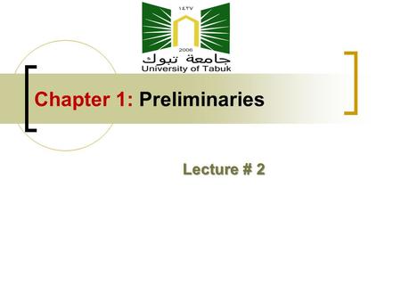 Chapter 1: Preliminaries Lecture # 2. Chapter 1: Preliminaries Reasons for Studying Concepts of Programming Languages Programming Domains Language Evaluation.