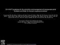 2014 AATS guidelines for the prevention and management of perioperative atrial fibrillation and flutter for thoracic surgical procedures Gyorgy Frendl,