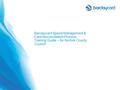 Barclaycard Spend Management & Card Reconciliation Process Training Guide – for Norfolk County Council.