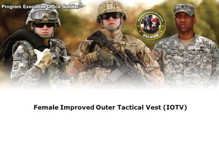 Female Improved Outer Tactical Vest (IOTV)