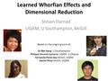 Learned Whorfian Effects and Dimensional Reduction Stevan Harnad UQÀM, U Southampton, McGill Based on the ongoing work of; Xi-Wei Kang U Southampton Phlippe.