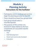 Binational Teacher Exchange InET Consortium Incentive Grant  Participants work in small groups (4-6) to begin the planning process for the BTE  There.