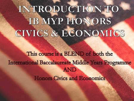 Syllabus Unit 1: Intro to Civics: Government, Citizenship, Economics Unit 2: American Revolution & Founding America (Constitution & Amendments) Unit 3: