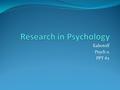 Kabotoff Psych 11 PPT #2. Correlation vs Causation  When researching – be careful not to say x causes y when.