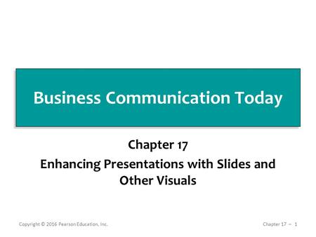 Business Communication Today