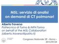 M5L: servizio di analisi on demand di CT polmonari.