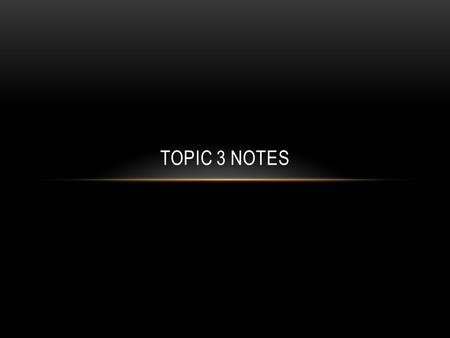 TOPIC 3 NOTES. AN INTRODUCTION TO DEMAND Demand depends on two variables: the price of a product and the quantity available at a given point in time.