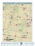 Division of Air QualityUtah Department of Environmental Quality Intermountain West – Locator for Following Slides.