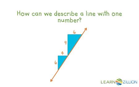 How can we describe a line with one number? 4 6 6 9.