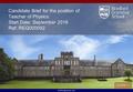 Bradfordgrammar.com Candidate Brief for the position of Teacher of Physics Start Date: September 2016 Ref: REQ000092.