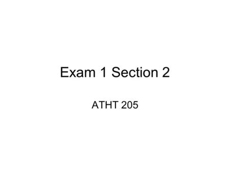 Exam 1 Section 2 ATHT 205. Layers of muscles 1-Superficial – abduct 1 st toe, abduct 5 th toe, flex toes 2-5 2- middle- changes angle of pull for flexor.