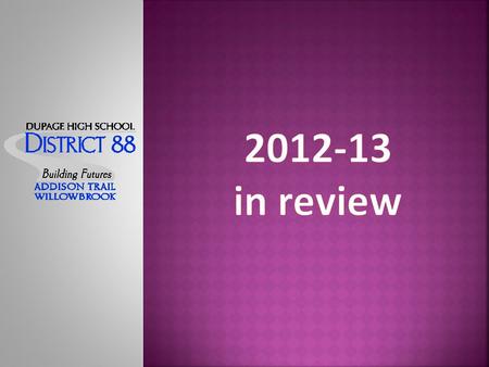 District 88 Mission and Vision District 88 Mission To work for the continuous improvement of student achievement District 88 21 st - Century Vision A.