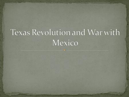 The Spanish had been in the Americas since Columbus in 1492. Spain owned a large part of North America, including Texas.