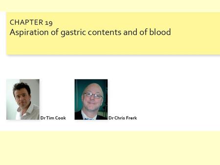 What’s the risk of aspiration with the LMA? G Sidaras, JM Hunter. Is it safe to artificially ventilate a paralysed patient through the laryngeal mask?