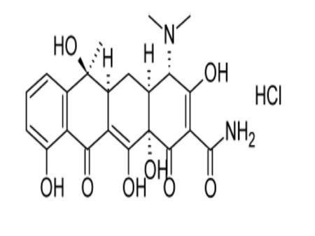 Tetracycline hydrochloride is also available in ointments for topical and ophthalmic administration. A topical solution is used for the management of.