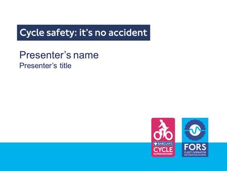 Presenter’s name Presenter’s title. Contents The current situation Reducing collisions in London [INSERT ORGANISATION NAME]’s policy How we’re helping.