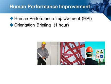 Human Performance Improvement