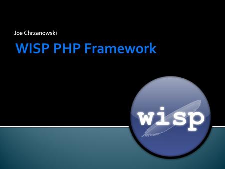 Joe Chrzanowski.  Changed previous method of page creation to make a lot more sense  Required a rewrite of most of the core libs  Development process.