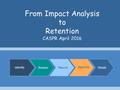 From Impact Analysis to Retention CASPR April 2016 Assess Identify Approve Recruit Retain.