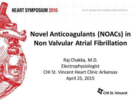 Novel Anticoagulants (NOACs) in Non Valvular Atrial Fibrillation