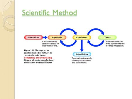 Scientific Method Scientific Method Making Observations Observations lead to questions Questions lead to answers.