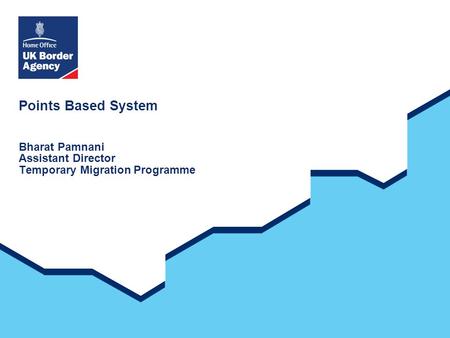 Points Based System Bharat Pamnani Assistant Director Temporary Migration Programme.