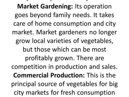 Definition of Organic and Urban Farming The term organic defines a substance as a living materials as a living material whether of plant or animal origin.