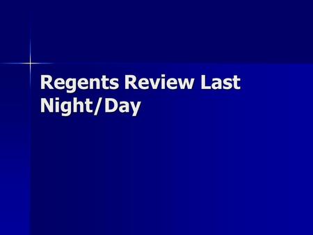 Regents Review Last Night/Day. Regents Review Early Representation in America: Early Representation in America: House of Burgesses House of Burgesses.